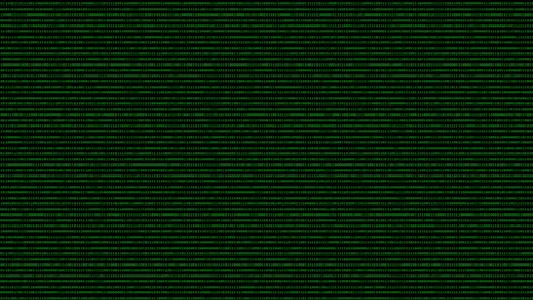 Binary code green digits move at black animation Stock Footage 195001704