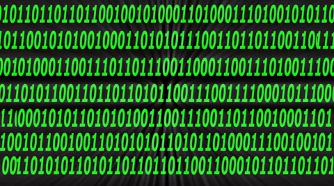 Binary code in green Stock-Footage 1103534