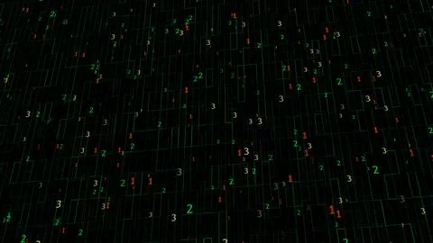 Binary Code - Hex Code - Digital Modern Display Programming and Futuristic .. Stock Illustration