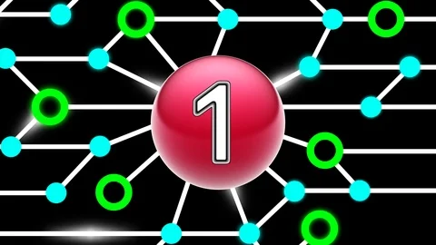 Binary code icon on circuit board. Looping footage. Illustration. Stock Footage 123506949