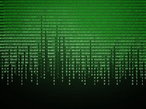 Binary code 스톡 일러스트