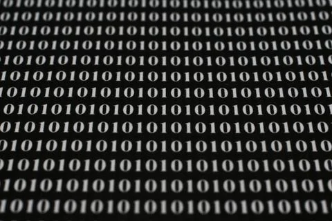 Binary code Stockillustratie