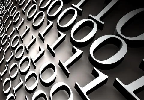Binary code Illustrazione stock