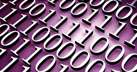 Binary code Stock Illustration