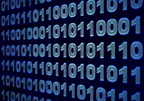 Binary code Stock Illustration