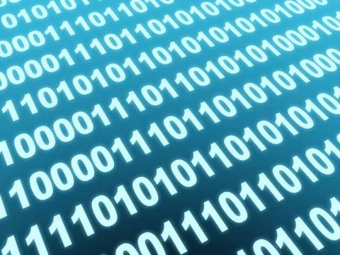Binary code Stock Illustration