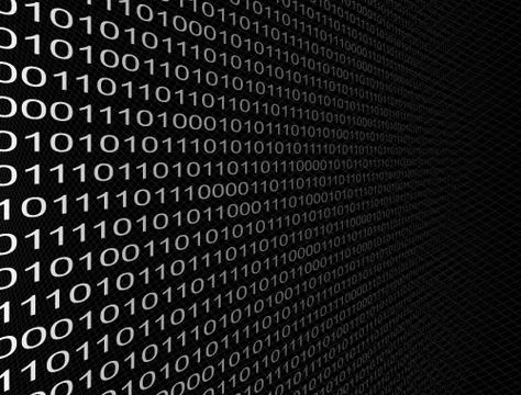 Binary code Illustrazione stock