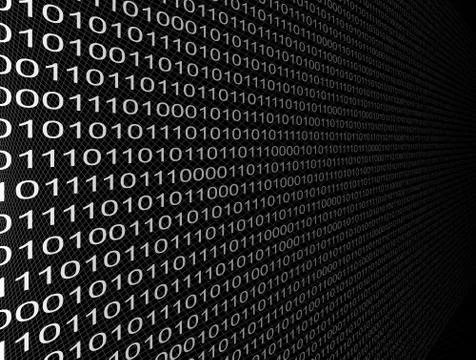 Binary code Stockillustratie