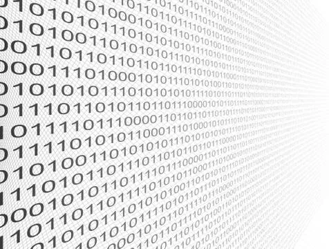 Binary code Stock Illustration