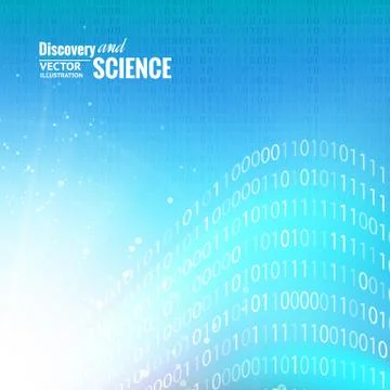 Binary code. イラスト素材