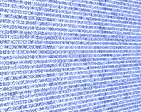 Binary code Stockillustratie