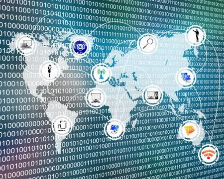 Binary code イラスト素材