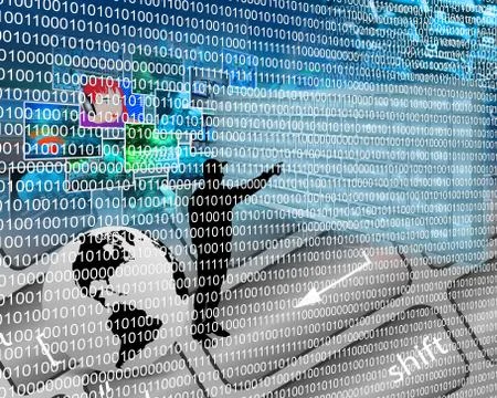 Binary code イラスト素材