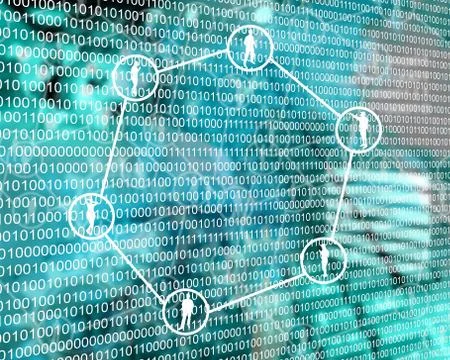 Binary code 스톡 일러스트