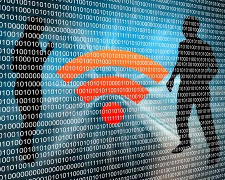 Binary code 스톡 일러스트