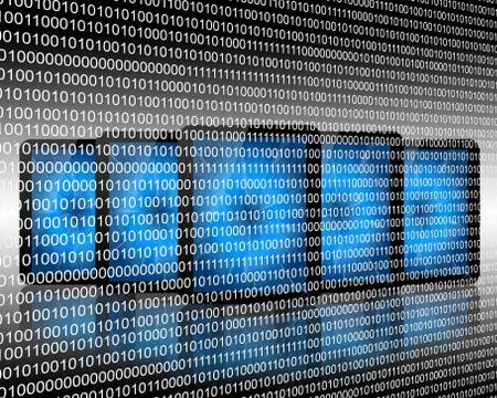 Binary code Stock Illustration