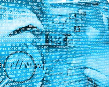 Binary code Stockillustratie