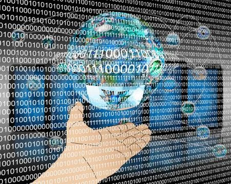 Binary code 스톡 일러스트