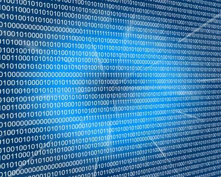 Binary code Illustrazione stock