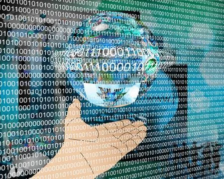 Binary code Stock Illustration