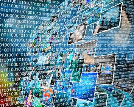 Binary code 스톡 일러스트