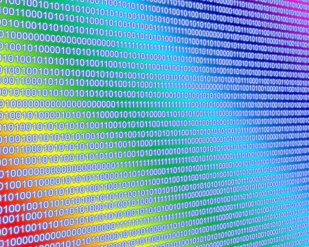 Binary code Stockillustratie