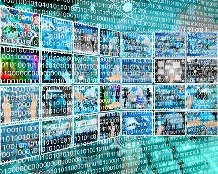 Binary code 스톡 일러스트