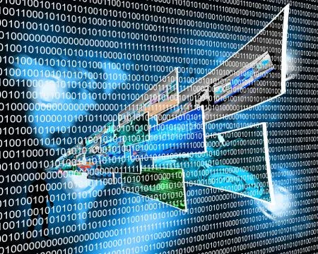 Binary code イラスト素材