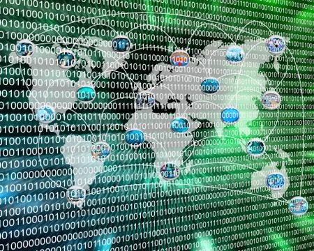 Binary code イラスト素材