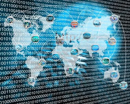 Binary code 스톡 일러스트