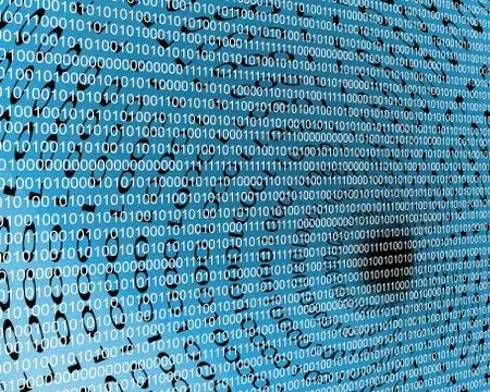Binary code Stock Illustration