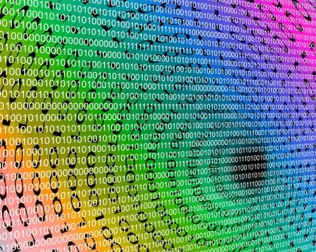 Binary code Stock Illustration