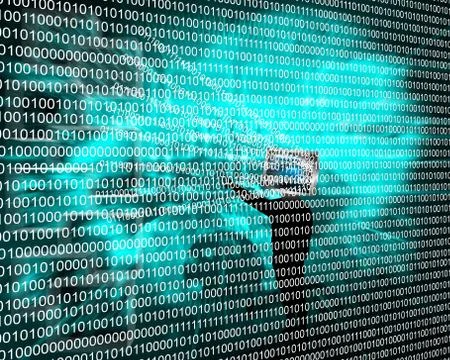 Binary code Stock Illustration