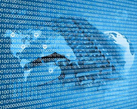 Binary code Stock Illustration