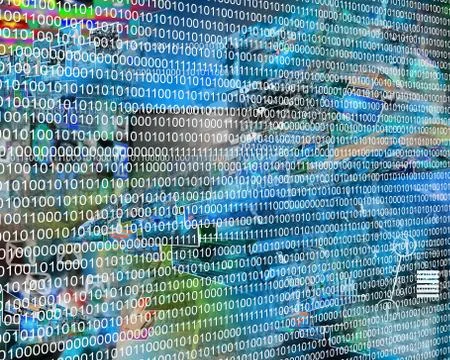 Binary code Stock Illustration