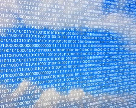 Binary code Stock Illustration