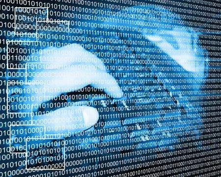 Binary code Stock Illustration