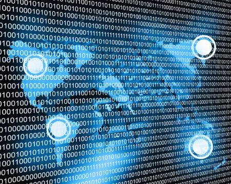 Binary code Stockillustratie