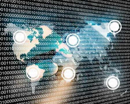 Binary code 스톡 일러스트