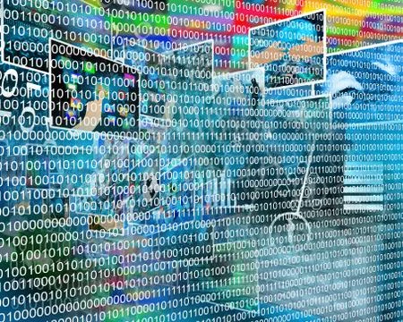 Binary code イラスト素材