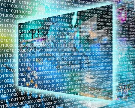 Binary code 스톡 일러스트