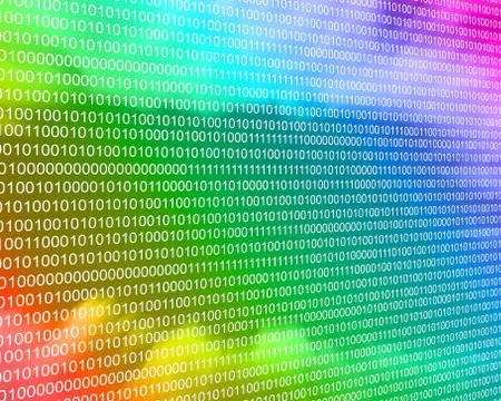 Binary code Illustrazione stock