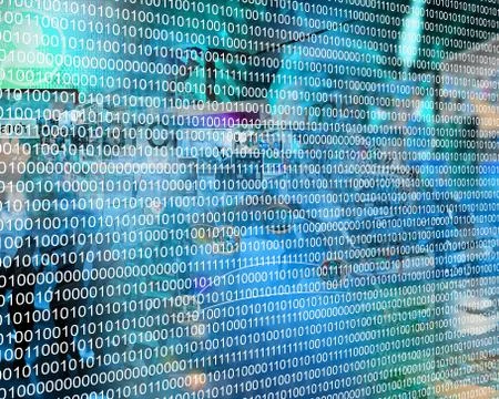 Binary code Stock Illustration