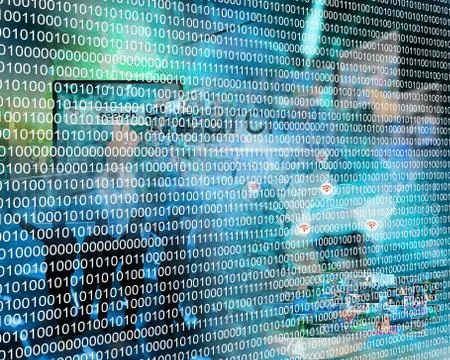 Binary code Stock Illustration