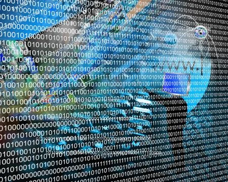 Binary code 스톡 일러스트