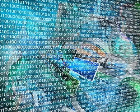 Binary code Stock Illustration