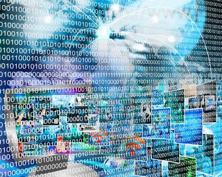 Binary code Stockillustratie