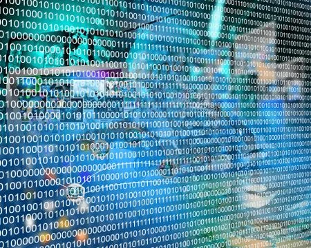 Binary code Stockillustratie