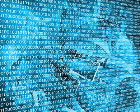 Binary code Stockillustratie