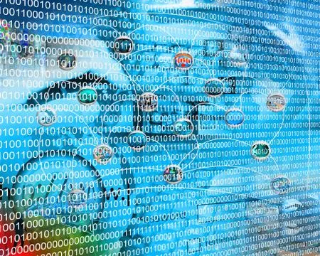 Binary code 스톡 일러스트